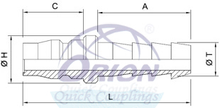 Plug Hose Drawing