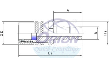 Socket Hose Drawing 