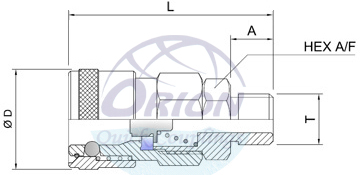 socket male drawing